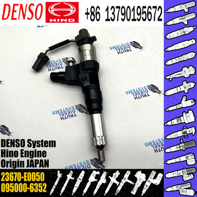 095000-6352 Common Rail Fuel Injector 23670-E0050 HINO J05E
