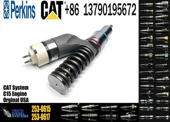 Original New Caterpillar Fuel Injector 618-0750 253-0615 6180750 2530615 Universal Genuine New Cat Injector for C15 C32 Engine