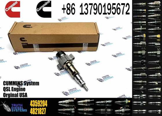 Cummins QSC8.3 QSL9.3 QSL9.5 Diesel Engine Parts Fuel Injector 4359204 4921827 435-9204 C4359204 Excavator Spare Parts