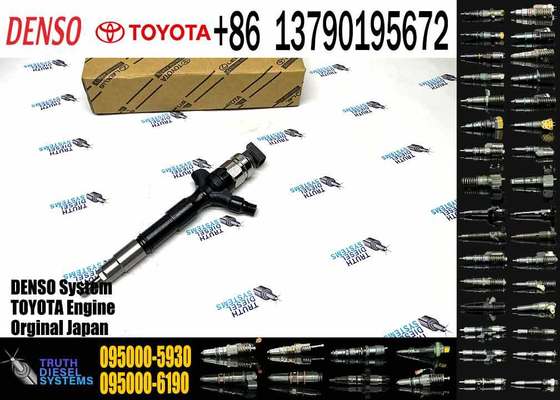 Diesel Fuel Injector Common Rail Injector 23670-09060 095000-5930 095000-7380 095000-593# for Toyota Hiace Hilux