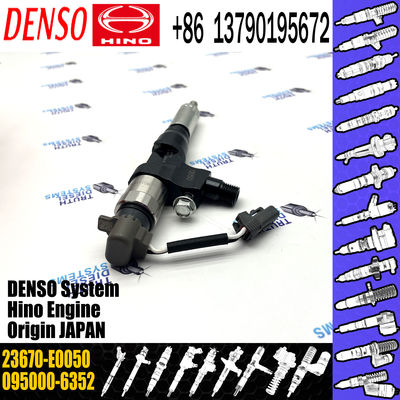 095000-6352 Common Rail Fuel Injector 23670-E0050 HINO J05E
