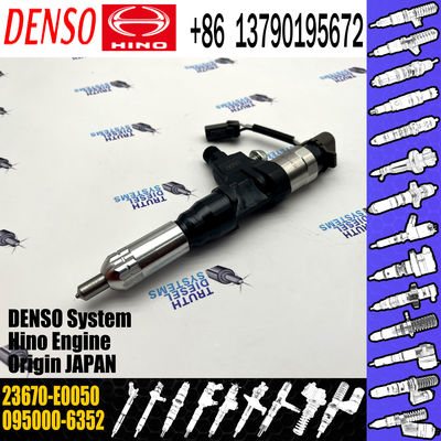 095000-6352 Common Rail Fuel Injector 23670-E0050 HINO J05E