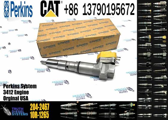 Excavator Engine parts Fule Injetor 204-2467 198-4752 232-1167 20R-5392 173-4059 198-6877 for 3412E 3408 Fuel Injector