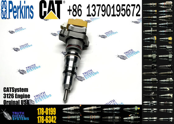 178-0199 excavator accessories fuel injector 178-6342 10R-1257 hydraulic pump parts fuel injector for Caterpillar 322C