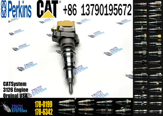 178-0199 excavator accessories fuel injector 178-6342 10R-1257 hydraulic pump parts fuel injector for Caterpillar 322C