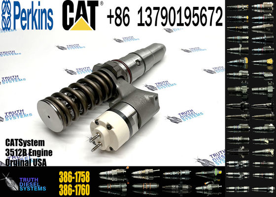High quality Engine Parts 386-1758 Fuel Injector For Cat 994G 854G 3508B 3512B Engine Injector 392-0206 20R1270