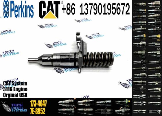 Excavator Spare Parts Common Rail Diesel Fuel Injector 1734647 173-4647 For CAT 3126 Engine