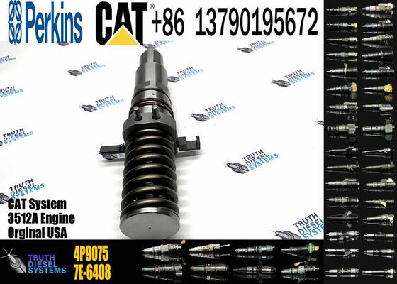 Diesel Engine Injector 4P9075 7E6408 4P9077 9Y3773 7C4148 6L4357 6L4355 6L4360 0R-8338 For Caterpillar C3512A Common Rail