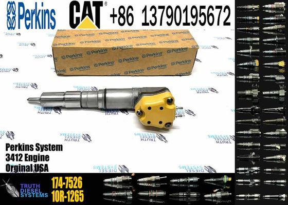 Fuel Injector 174-7526 For Caterpillar CAT Engine 3408E 3412 Truck AD45 AD40 AE40 69D 769D Tractor 651E