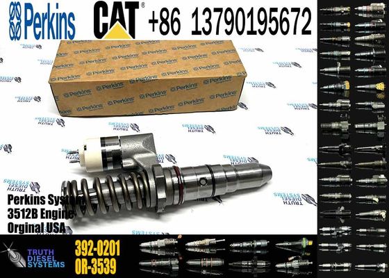 CAT 3512B 3516B Fuel Injector 392-0201 392 0201 Common Rail Fuel Injector for Caterpillar Excavator Dozer Diesel Engine Parts