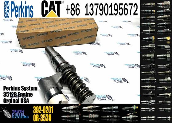 CAT 3512B 3516B Fuel Injector 392-0201 392 0201 Common Rail Fuel Injector for Caterpillar Excavator Dozer Diesel Engine Parts