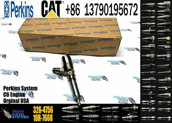 New 326-4756 326-4700 3264700 10R-7675 10R7675 Diesel Fuel Injector for Caterpillar for CAT C6 C6.4 320D 321D 312D 313D 323D New