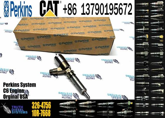 New 326-4756 326-4700 3264700 10R-7675 10R7675 Diesel Fuel Injector for Caterpillar for CAT C6 C6.4 320D 321D 312D 313D 323D New