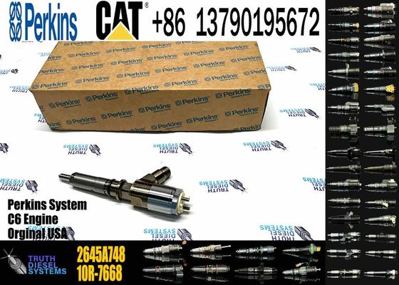 2645A748 320D Engine Diesel Fuel Injector 2645A749 320-0690 2645A751 Injector 2645A753 321-3600 for CAT Excavator Perkins