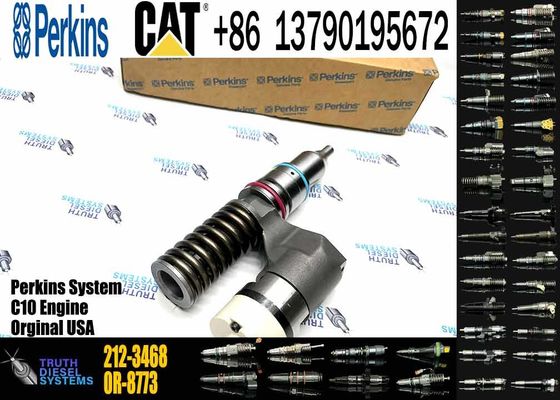CAT Excavator 212-3468 10R-1258 Diesel Fuel Injectors C10 C12 2123468 10R1258 Common Rail Injector for Caterpillar Machinery