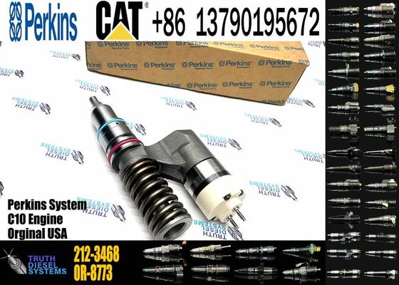 CAT Excavator 212-3468 10R-1258 Diesel Fuel Injectors C10 C12 2123468 10R1258 Common Rail Injector for Caterpillar Machinery