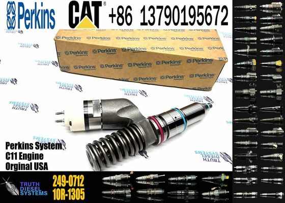 Construction Machinery Parts C11 Engine Fuel Injector 249-0712 2490712 for Wheel Loader 966H
