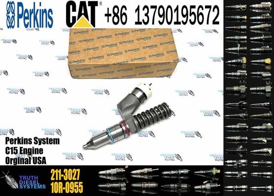 Common Rail Fuel Injector 211-3027 10R-0959 CAT Injector for Caterpillar Machinery 3456 SR4 3406E Diesel Engine Parts