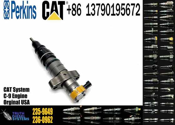 235-9649 Fuel Injector 235-9649 Excavator Parts Injector 553-2592 328-2577 387-9437 20r-9433 235-5261 For Cat C9 Engine