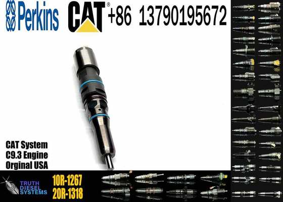 CAT Construction Machinery Parts 10R-1267  367-4293 20R-1318 Common Rail Diesel Injector for Caterpillar C9.3 Engine of 336E 972K