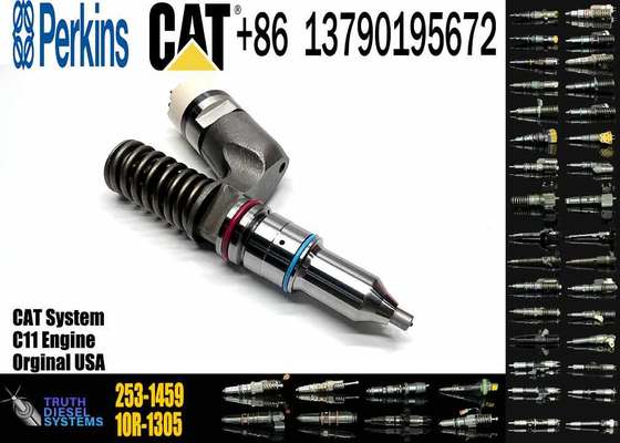 Excavator Spare Parts C11 Engine Fuel Injector 249-0712 253-1459 Construction Machinery Injector Assy