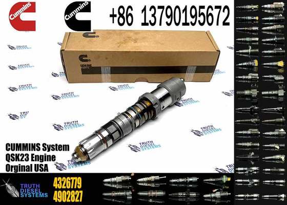 4928260 for Cummins Truck Diesel Common Rail Fuel Injector Auto Engine Parts 4317224 4326779 4902827 QSX15 ISX15