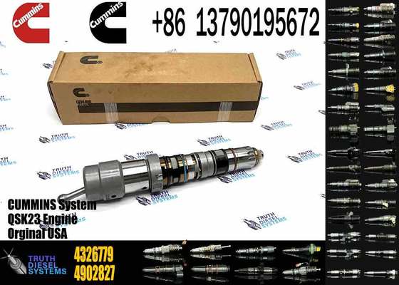 4928260 for Cummins Truck Diesel Common Rail Fuel Injector Auto Engine Parts 4317224 4326779 4902827 QSX15 ISX15