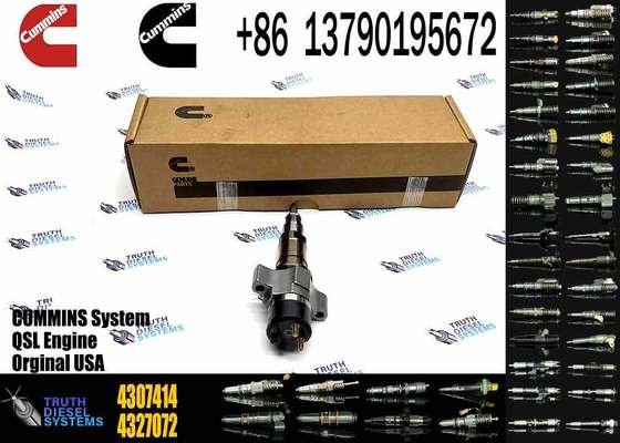 High Quality Diesel Engine Injector 4327072 4307414 Fuel Injector Model 430-7414 for QSL Excavator QSL9.3 ISCE Engine 6L