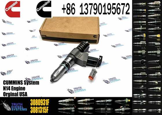 Construction Machinery PartsFuel Injector for N14 Diesel 3080931F 3087558F 4307795 6087807 for CUMMINS Diesel Engine