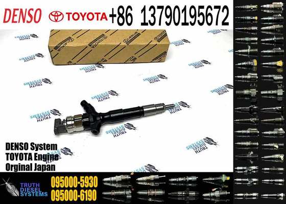 Diesel Fuel Injector Common Rail Injector 23670-09060 095000-5930 095000-7380 095000-593# for Toyota Hiace Hilux