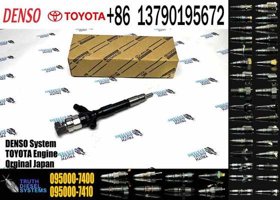 23670-30220 095000-7400 Diesel Fuel Injector for Denso Toyota Hilux 1KD/2KD-FTV Engine Common Rail Fuel Injector Engine Parts