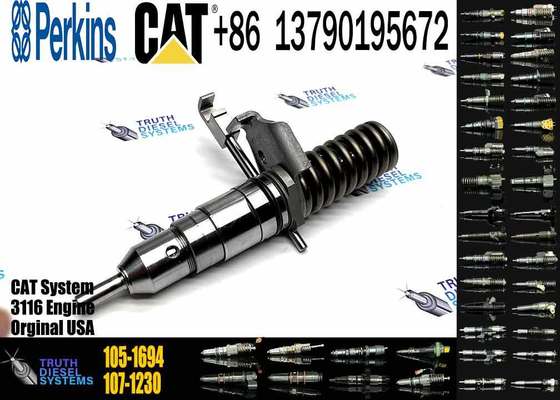 High Quality Common Rail Fuel Injector 102-7038 105-1694 107-1230 for Caterpillar Sprayer Excavator 3116