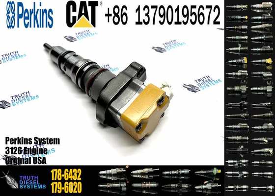 Diesel Fuel Injector for 3216 Excavator 3126E 3126B Common Rail Injector 178-6432 10R-9348 188-1320 10R-9237