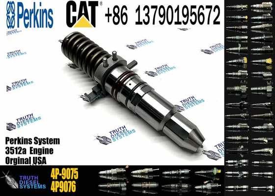 4P-9075 4P9075 Common Rail Fuel Injector 0R-3051 0R-0906 Diesel Injection Valves for CAT 3512 3516 3508