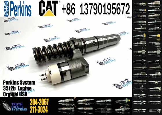 Excavator Parts 3512B Diesel Engine New Fuel Injector 204-2067 229-1631 245-8272 246-1854 250-1311 for Excavator