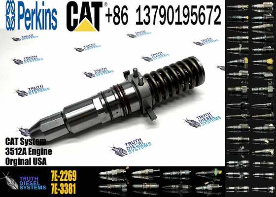 COMMON RAIL DIESEL FUEL INJECTOR 4P-9075 7C-4174 7C-4175 7C-9576 7C-9577 7C-9578 7E-2269 For 3508 3512 3516 3524 Engine