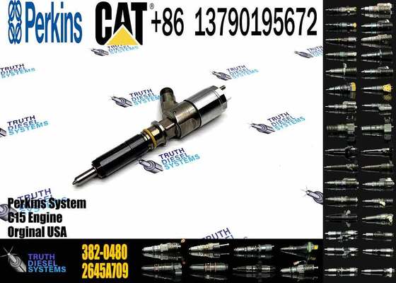 New Diesel Fuel Injectors 282-0490 2645A709 382-0480 306-9380 2645A734 320-0680 for Caterpillar C6.6 Excavator Truck Engine