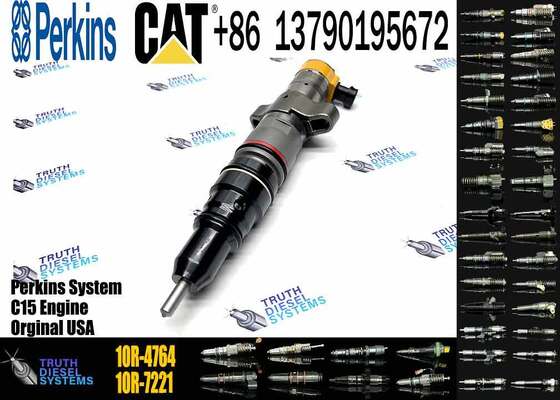 Excavator Diesel Common Rail Inyector Nozzle 245-3516 10R-4764 C9 Fuel Injectors for Cater-pillar C9 Cat Engine