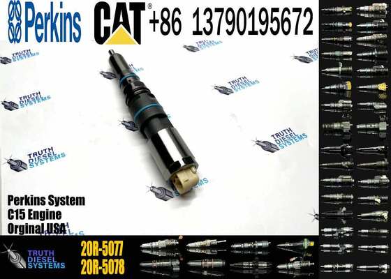 Excavator Diesel Fuel Injector C9.3 Engine Part 367-4293 20R-5077 for Caterpillar Engine-New Stainless Steel