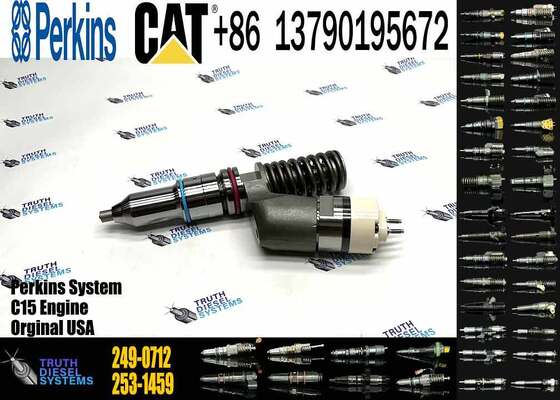 Excavator Engine Parts Fuel Injector 249-0707 249-0708 2490708 249-0712 249-0713 249-0746 250-1302 250-1303 250-1304 250-1306