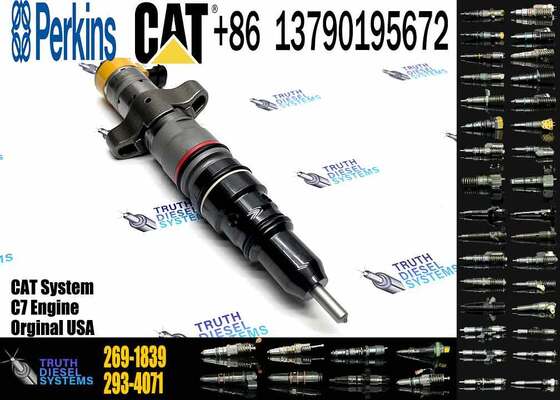 C7 Diesel Engine Parts Fuel Injector 269-1839 293-4071 293-4072 295-1411 for CAT Caterpillar Construction Machinery