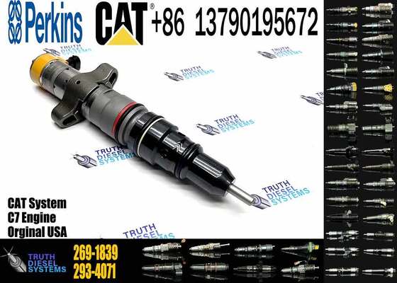 C7 Diesel Engine Parts Fuel Injector 269-1839 293-4071 293-4072 295-1411 for CAT Caterpillar Construction Machinery