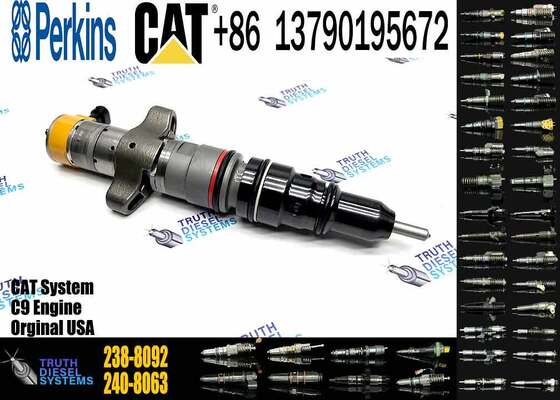 Excavator Accessories Fuel Injector 225-0117 236-0957 238-8092 240-8063 242-0857 245-3516 for CAT C9 Construction Machinery