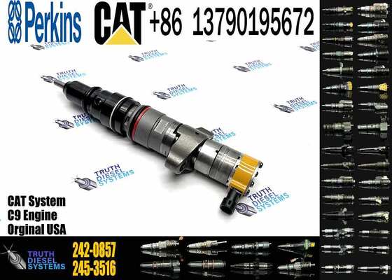 Excavator Accessories Fuel Injector 225-0117 236-0957 238-8092 240-8063 242-0857 245-3516 for CAT C9 Construction Machinery