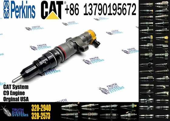 C9 HEUI Injector 320-2940 328-2574 Iesel Fuel Injector 53L-8062 553-2592 for Caterpillar Excavator C9 Engine Parts