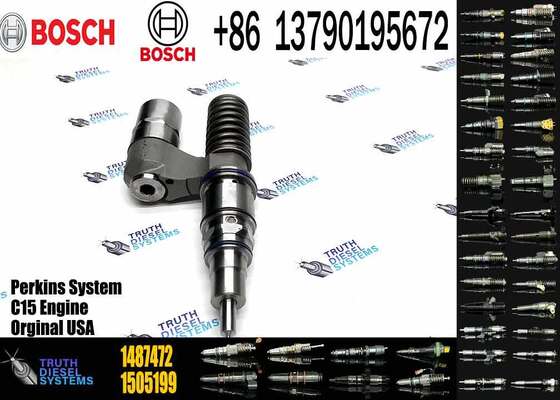 Common Rail Diesel Fuel Injector 0579255 1478643 1487472 1505199 for Caterpillar Excavator Remanufactured High Speed