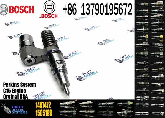 Common Rail Diesel Fuel Injector 0579255 1478643 1487472 1505199 for Caterpillar Excavator Remanufactured High Speed