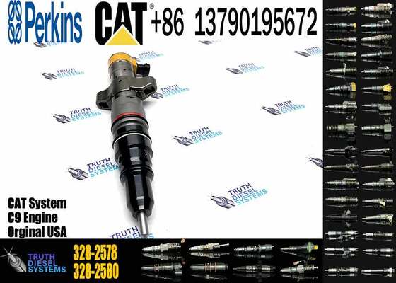Injector 328-2578 Diesel Fuel Injector 328-2577 328-2576 for Caterpillar Excavator C9 Engine Parts