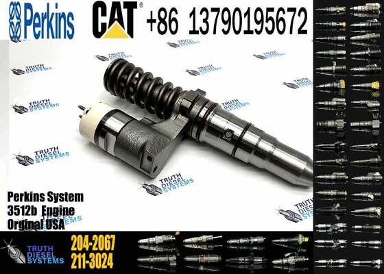 Excavator Parts 3512B Diesel Engine New Fuel Injector 204-2067 229-1631 245-8272 246-1854 250-1311 for Excavator