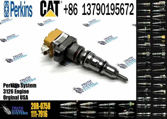 Excavator Injector 20R-0758 20R0758 232-1175 2321175 174-7526 1747526 159-0835 for 3126 Engine Parts Diesel Nozzle Assembly